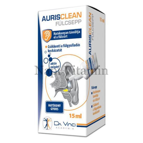 Aurisclean fülcsepp 15ml -KÖZELI LEJÁRAT